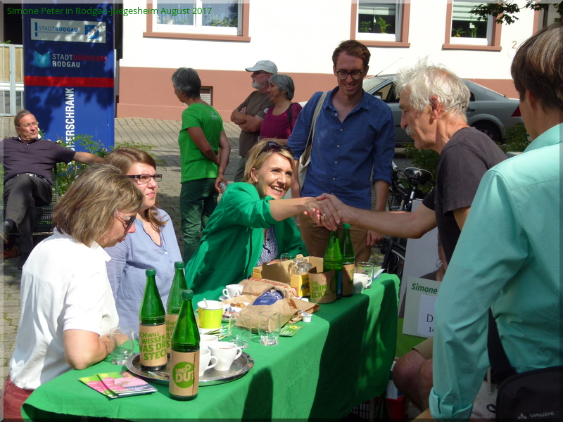 Simone Peter in Rodgau 22.08.