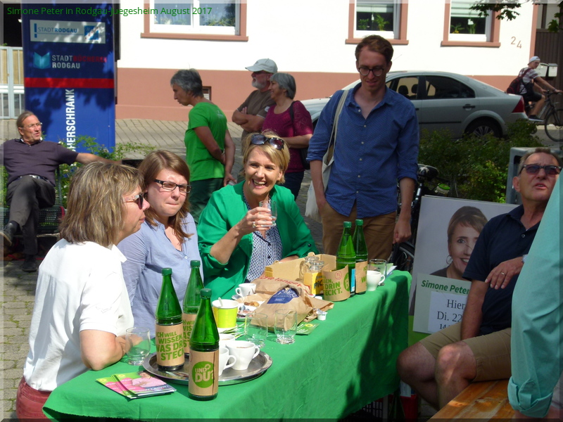 Simone Peter in Rodgau 22.08.