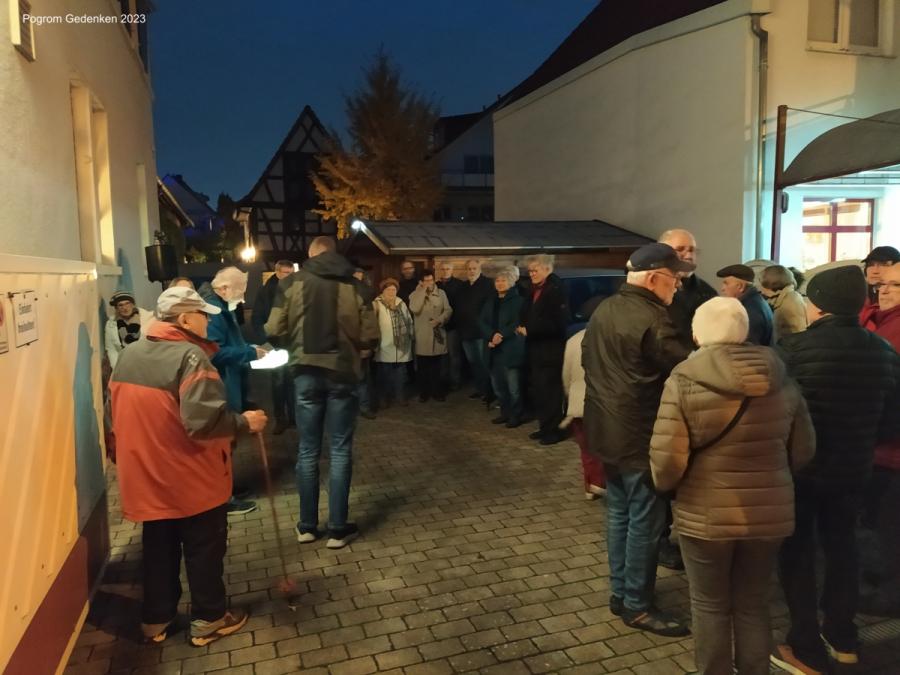 Gedenkveranstaltung Pogromnacht