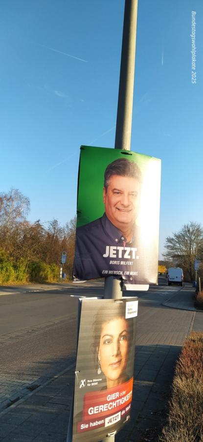 Plakatbeschädigungen