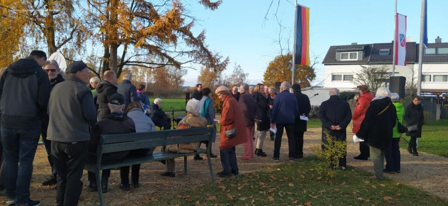 16.11. Gedenkveranstaltung am ehem. Lager Rollwald
